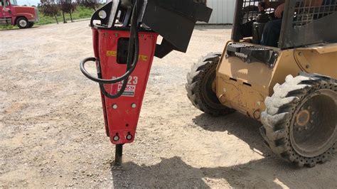 jack hammer skid steer|jackhammer attachment for skid steer.